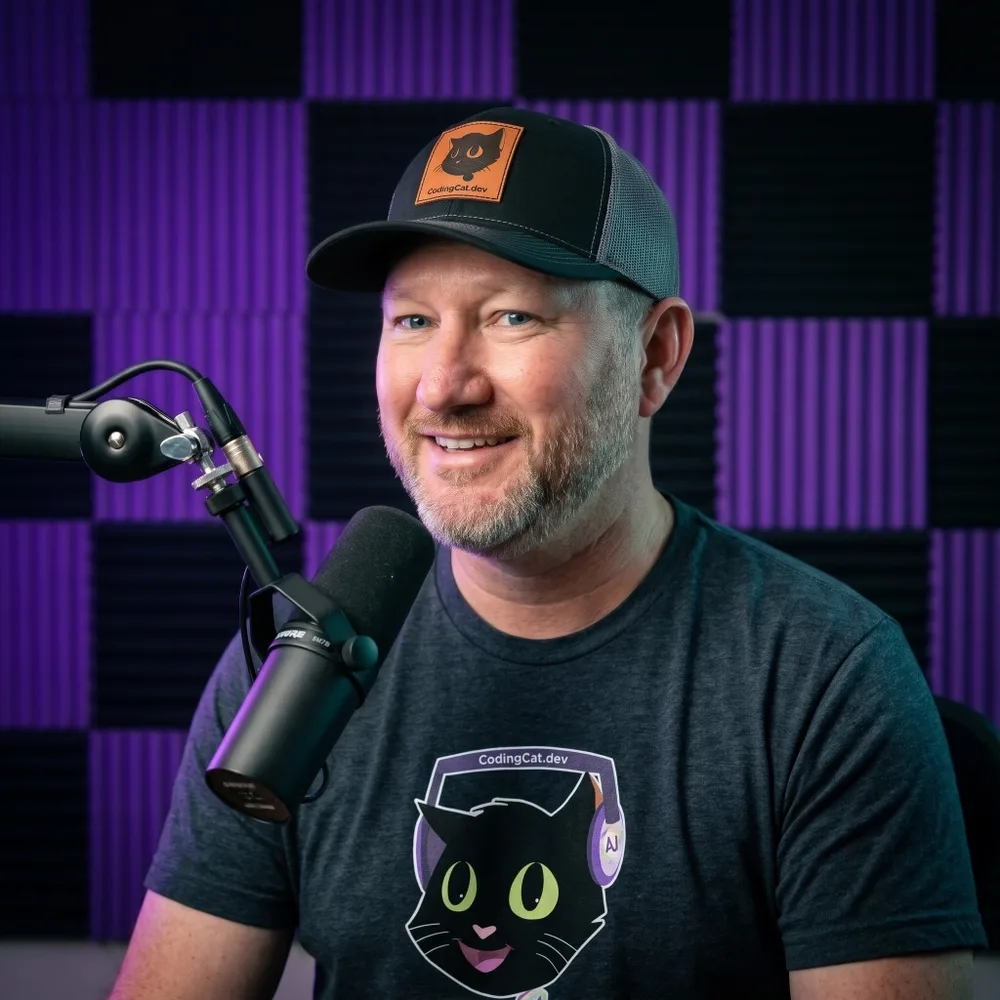 Alex Patterson — Official Studio Dark Broadcast Portrait